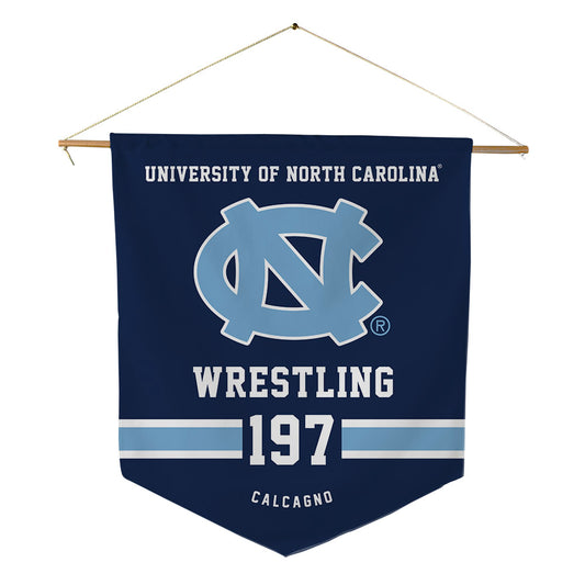 UNC - NCAA Wrestling : Mikey Calcagno - Pennant - 18" x 21"-0