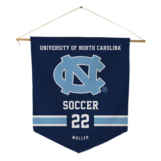 UNC - NCAA Men's Soccer : Drew Waller - Pennant - 18" x 21"-0