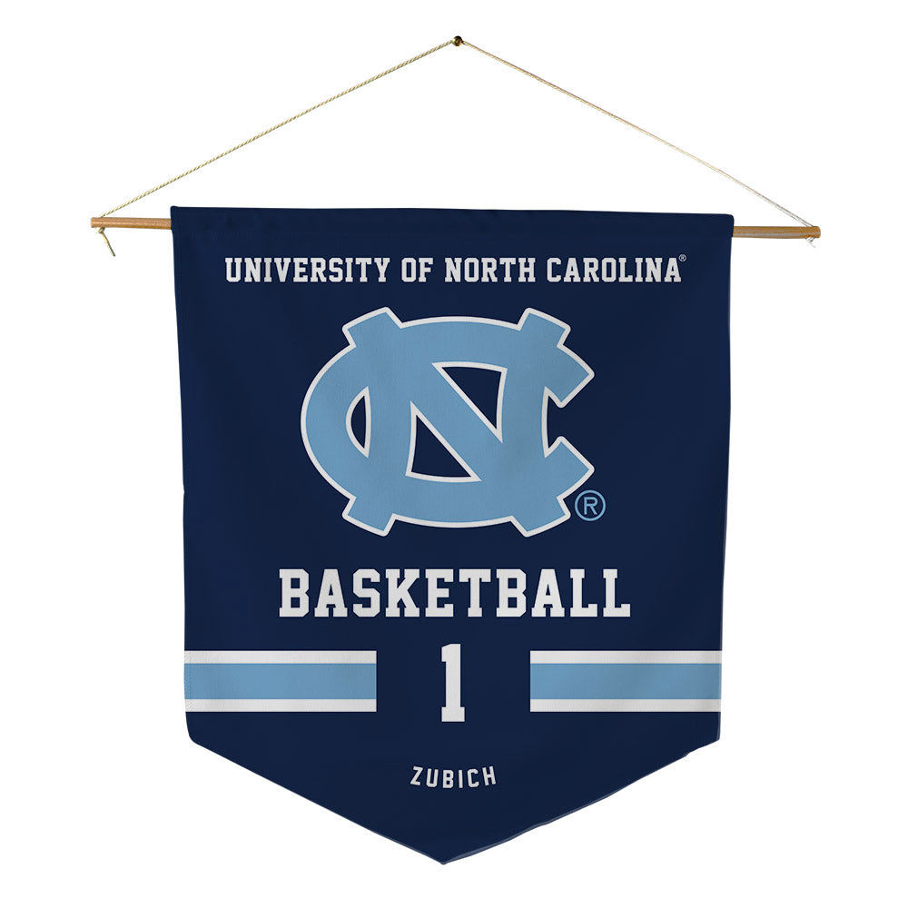 UNC - NCAA Women's Basketball : Jordan Zubich - Pennant - 18" x 21"-0