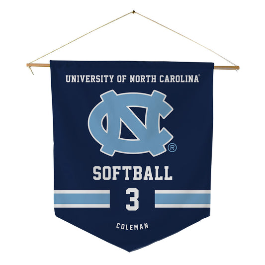 UNC - NCAA Softball : Alex Coleman - Pennant - 18" x 21"-0
