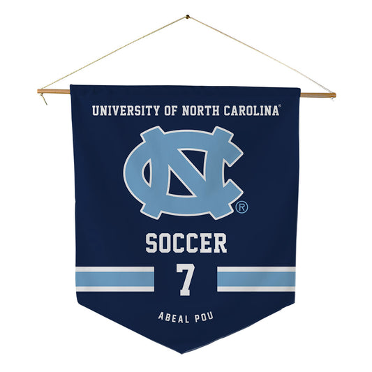 UNC - NCAA Men's Soccer : Nacho Abeal Pou - Pennant - 18" x 21"-0
