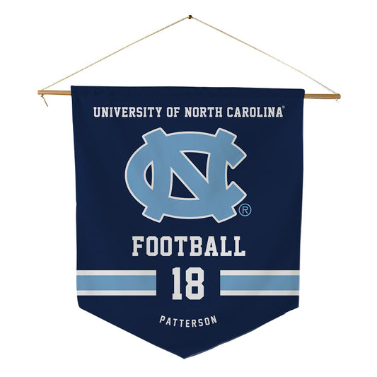UNC - NCAA Football : Jaiden Patterson - Pennant - 18" x 21"-0
