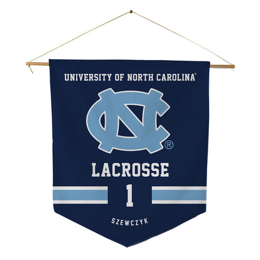 UNC - NCAA Men's Lacrosse : Mason Szewczyk - Pennant - 18" x 21"-0