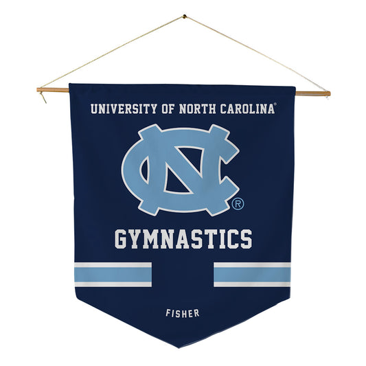 UNC - NCAA Women's Gymnastics : Jillian Fisher - Pennant - 18" x 21"-0