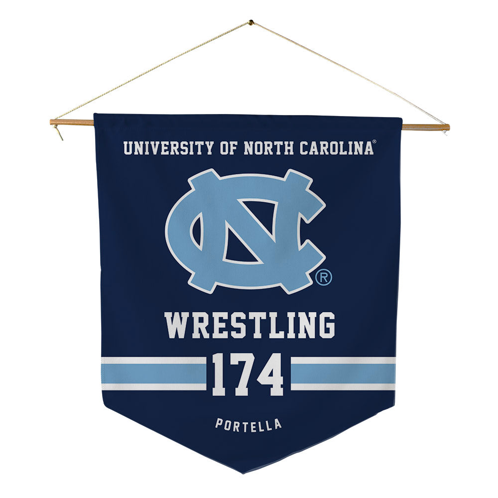 UNC - NCAA Wrestling : Sabino Portella - Pennant - 18" x 21"-0