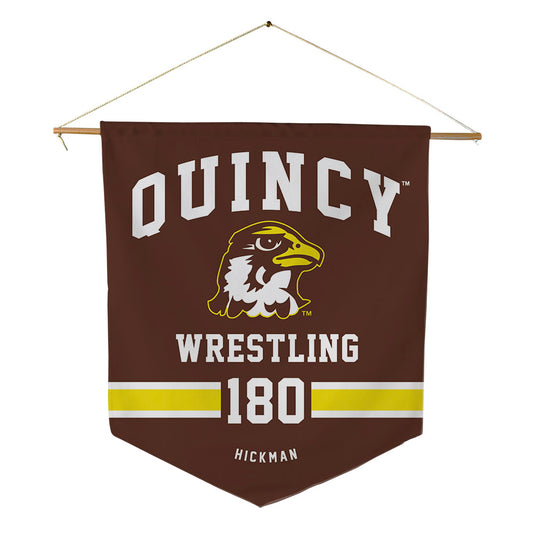 Quincy - NCAA Wrestling : Elanna Hickman - Pennant - 18" x 21"-0