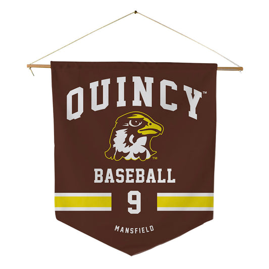 Quincy - NCAA Baseball : Payton Mansfield - Pennant - 18" x 21"-0
