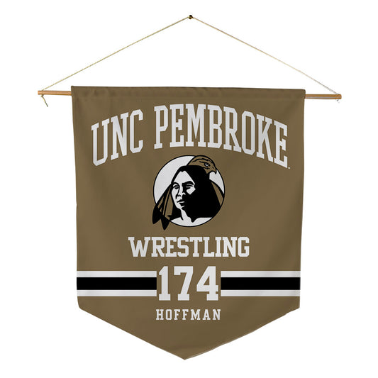 UNC Pembroke - NCAA Wrestling : Logan Hoffman - Pennant - 18" x 21"-0