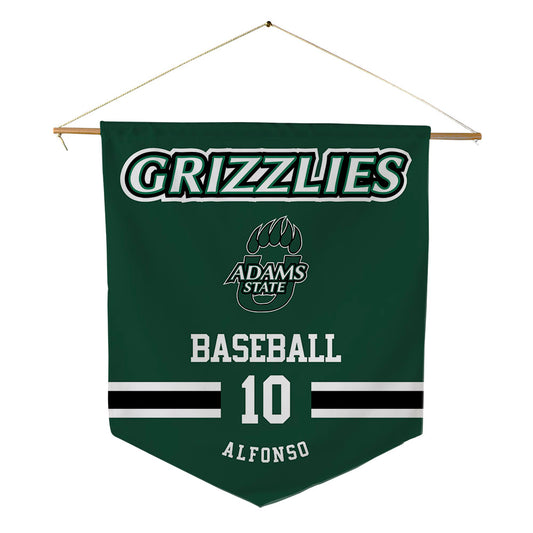 Adams State - NCAA Baseball : Jose Alfonso - Pennant - 18" x 21"-0