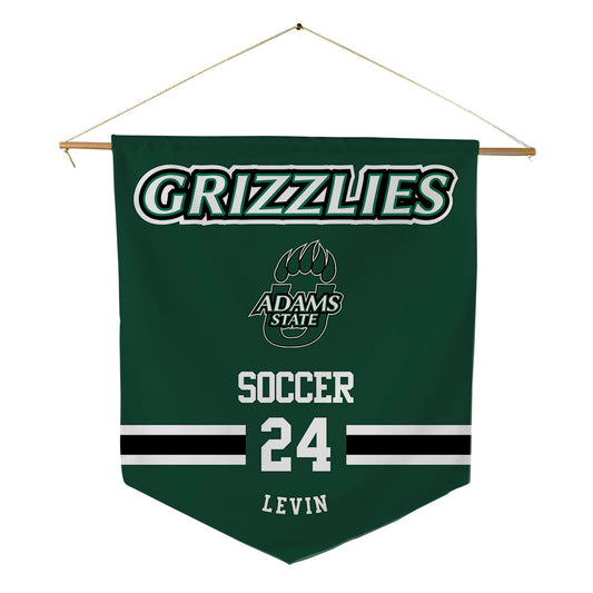 Adams State - NCAA Women's Soccer : Denali Levin - Pennant - 18" x 21"-0
