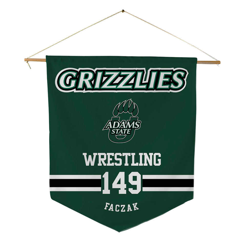 Adams State - NCAA Wrestling : Jack Faczak - Pennant - 18" x 21"-0