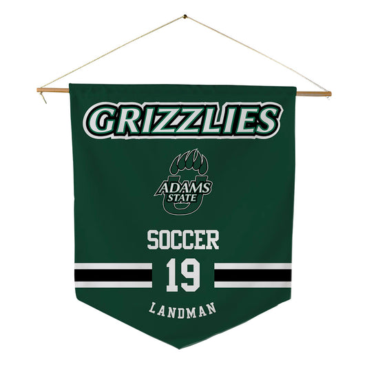 Adams State - NCAA Women's Soccer : Madison Landman - Pennant - 18" x 21"-0