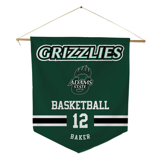 Adams State - NCAA Men's Basketball : Dillan Baker - Pennant - 18" x 21"-0