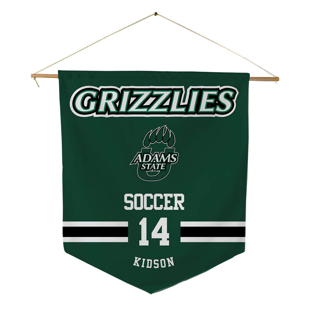 Adams State - NCAA Men's Soccer : Eric Kidson - Pennant - 18" x 21"-0