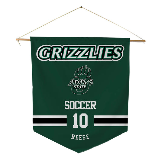 Adams State - NCAA Men's Soccer : Kaidin Reese - Pennant - 18" x 21"-0