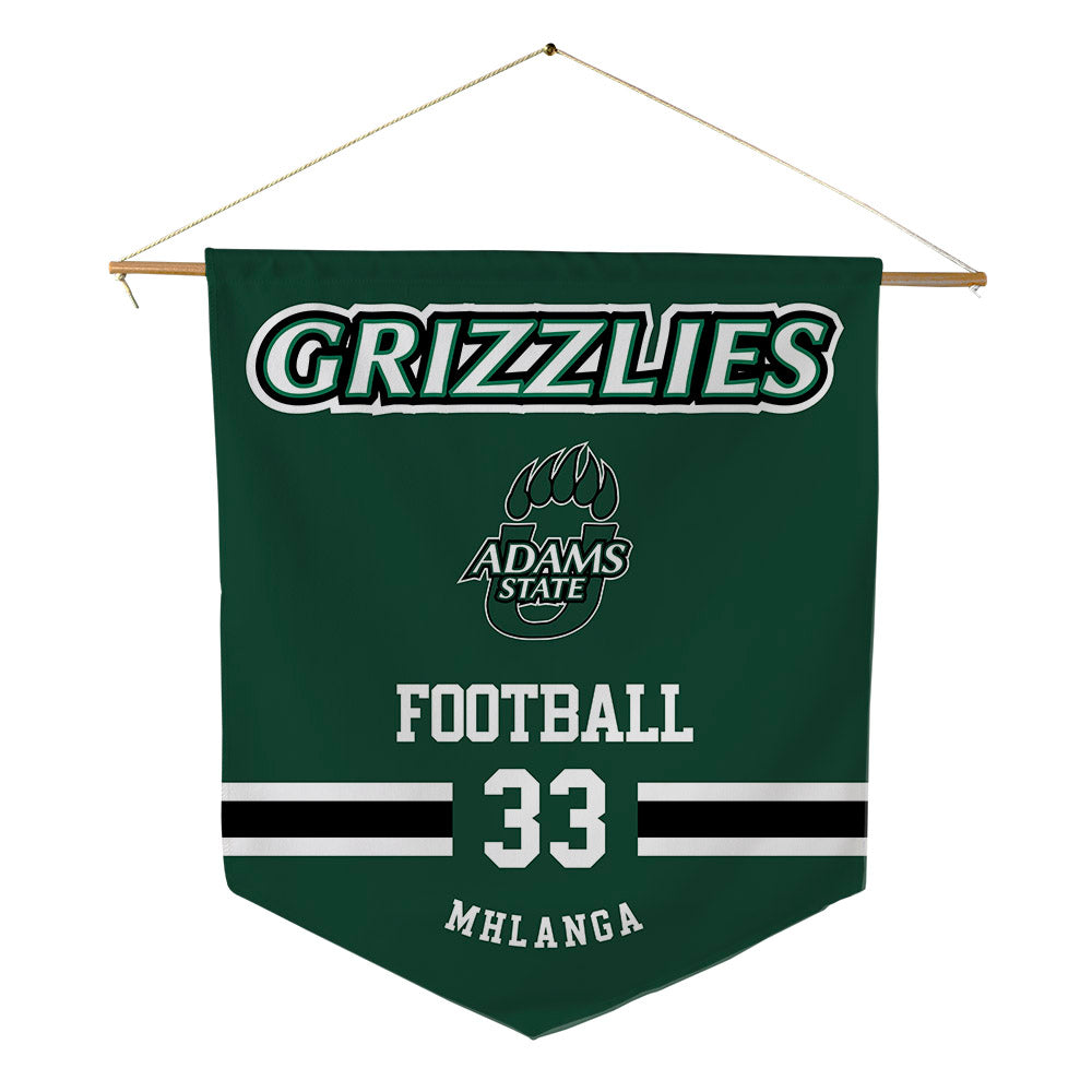 Adams State - NCAA Football : Brycen Mhlanga - Pennant - 18" x 21"-0