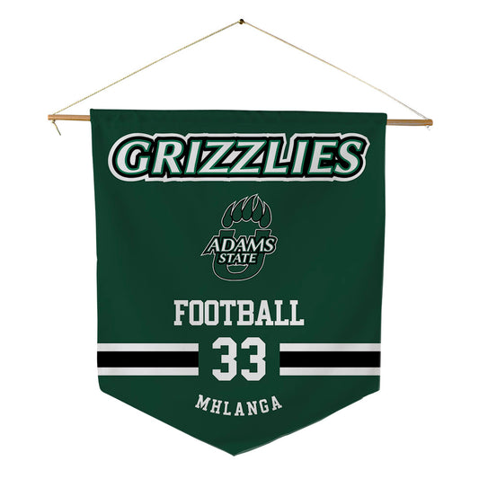 Adams State - NCAA Football : Brycen Mhlanga - Pennant - 18" x 21"-0