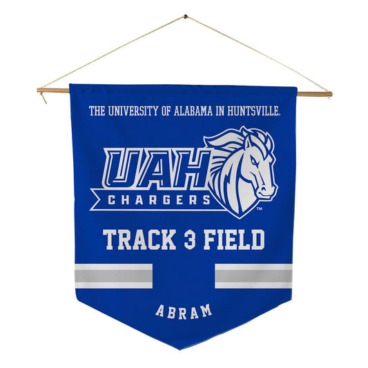 UAH - NCAA Men's Track & Field : Alijah Abram - Pennant - 18" x 21"-0