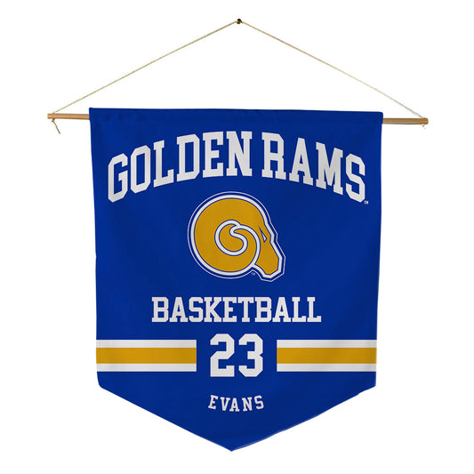 Albany State - NCAA Men's Basketball : Cameron Evans - Pennant - 18" x 21"-0