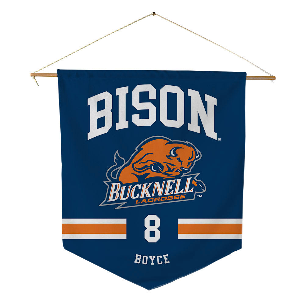 Bucknell - NCAA Women's Lacrosse : Allie Boyce - Pennant - 18" x 21"-0