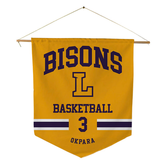Lipscomb - NCAA Men's Basketball : Kennedy Okpara - Pennant - 18" x 21"-0