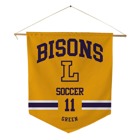 Lipscomb - NCAA Men's Soccer : Josiah Green - Pennant - 18" x 21"-0