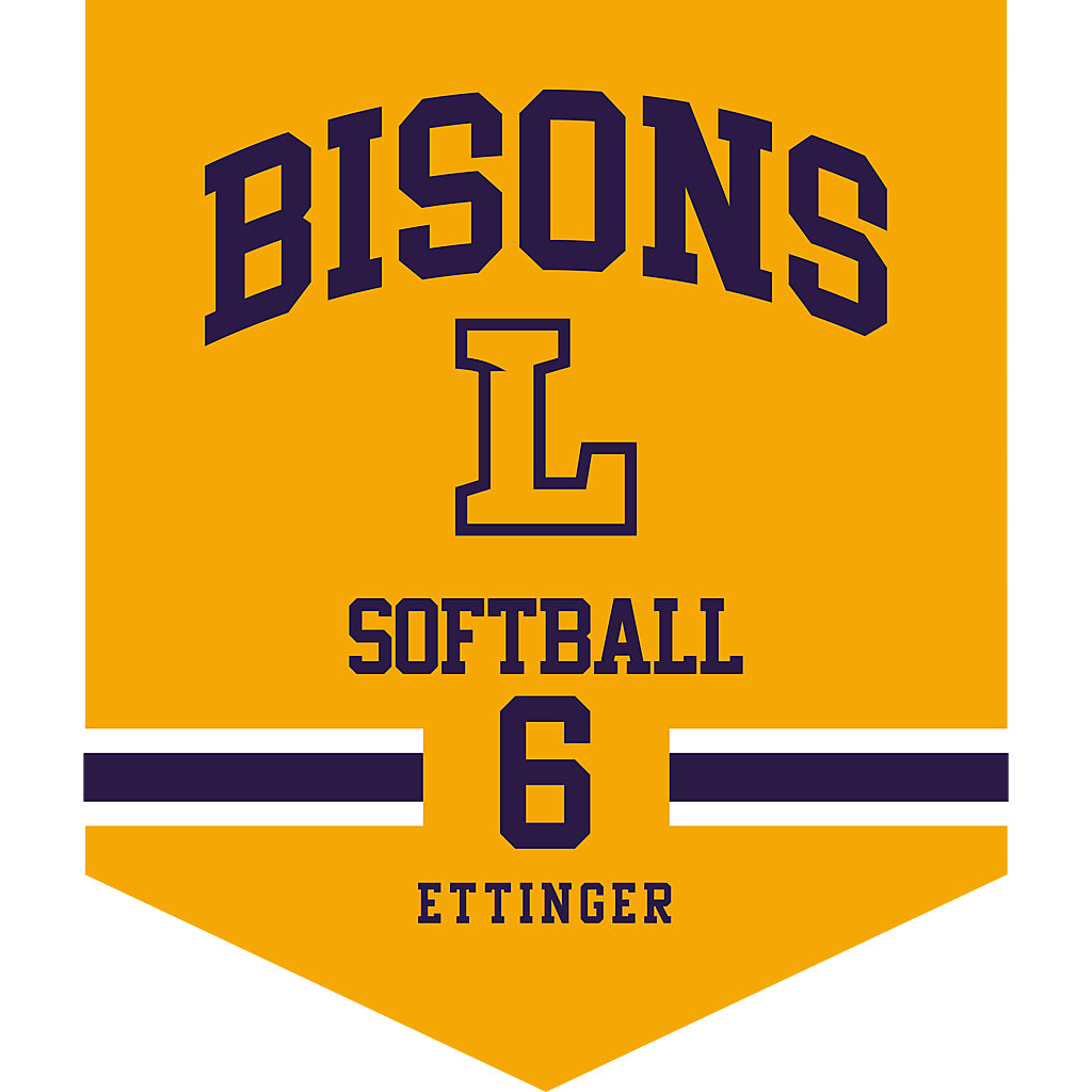 Lipscomb - NCAA Softball : Aubri Ettinger - Pennant - 18" x 21"-0