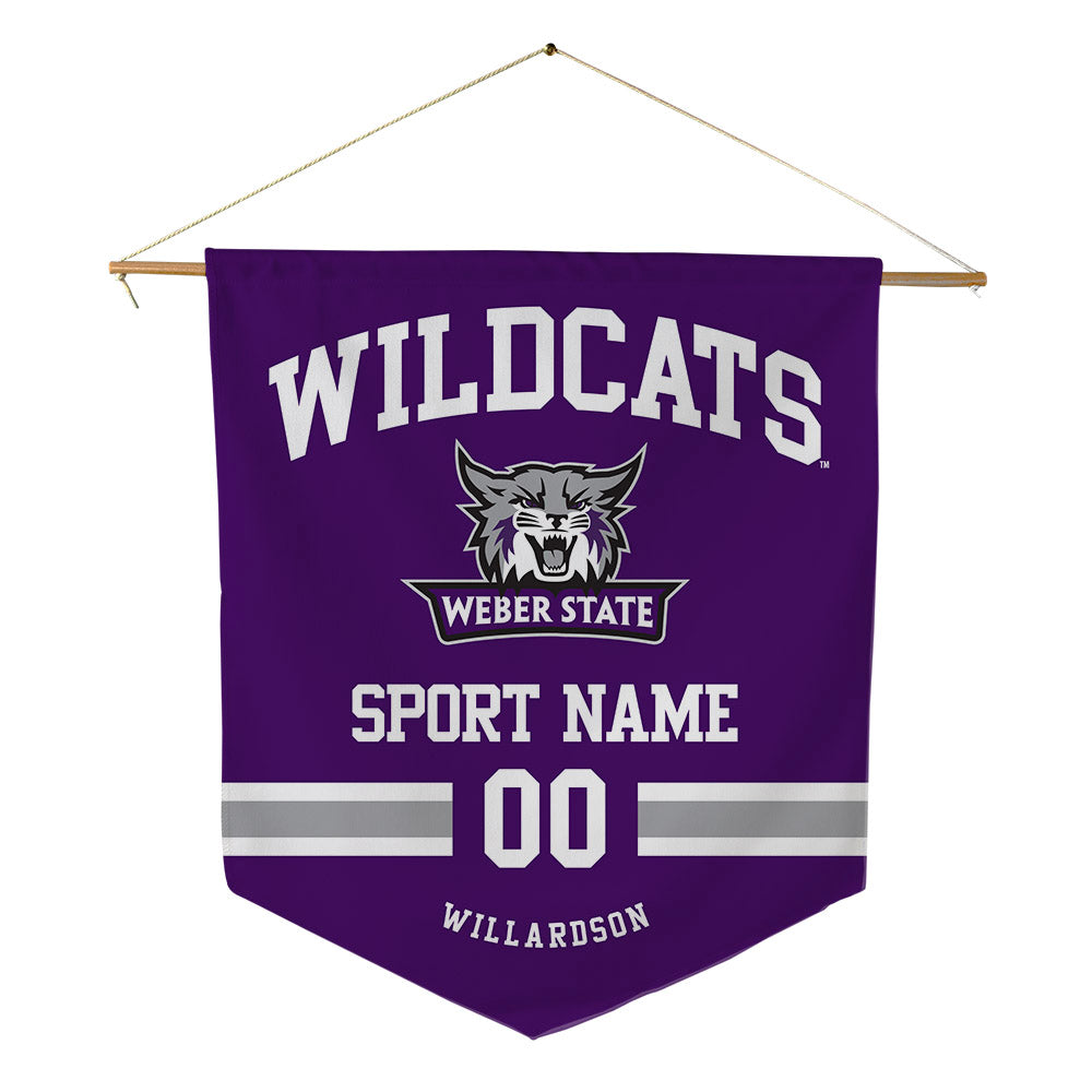 Weber - NCAA Women's Basketball : Nicole Willardson - Pennant - 18" x 21"-0