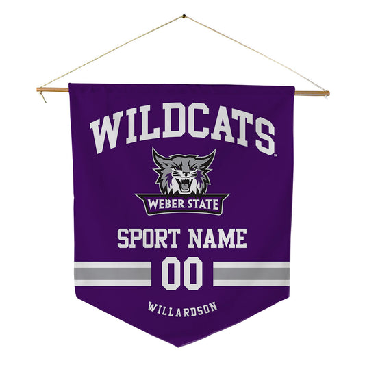 Weber - NCAA Women's Basketball : Nicole Willardson - Pennant - 18" x 21"-0