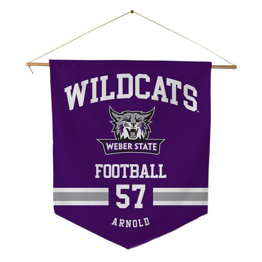 Weber - NCAA Football : Donovan Arnold - Pennant - 18" x 21"-0