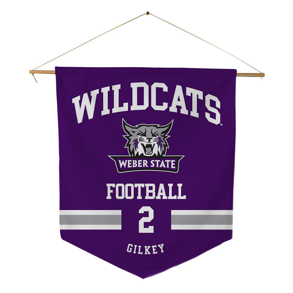 Weber - NCAA Football : Jackson Gilkey - Pennant - 18" x 21"-0