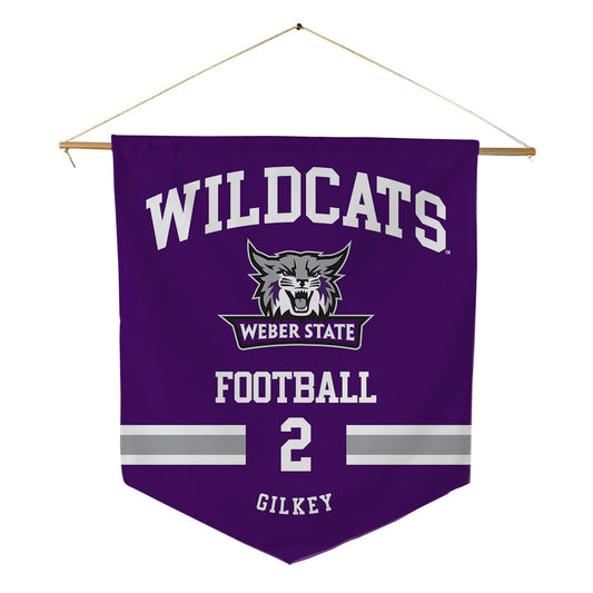 Weber - NCAA Football : Jackson Gilkey - Pennant - 18" x 21"-0