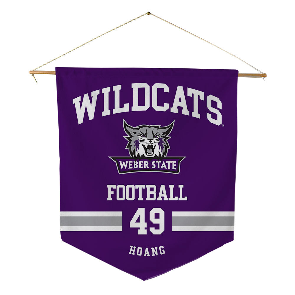 Weber - NCAA Football : Thien Hoang - Pennant - 18" x 21"-0