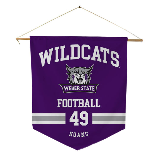 Weber - NCAA Football : Thien Hoang - Pennant - 18" x 21"-0