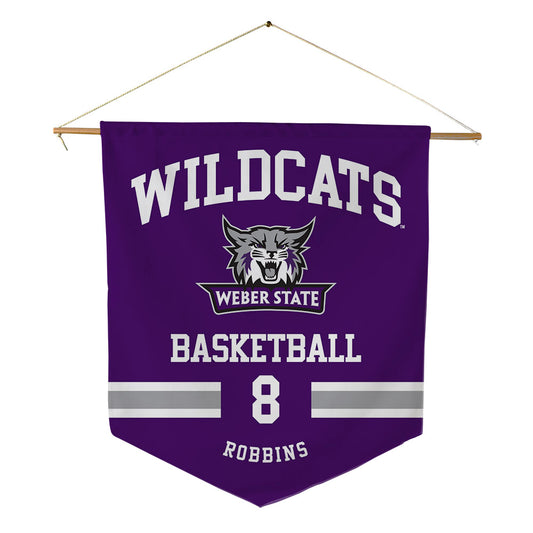 Weber - NCAA Women's Basketball : Hannah Robbins - Pennant - 18" x 21"-0