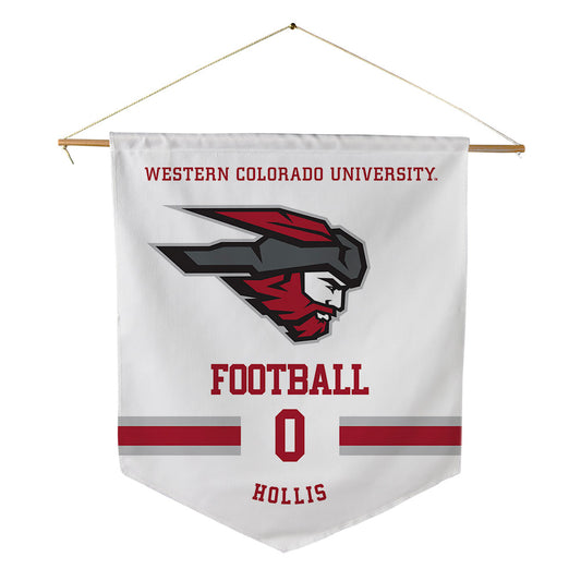 Western - NCAA Football : Richard Hollis - Pennant - 18" x 21"-0