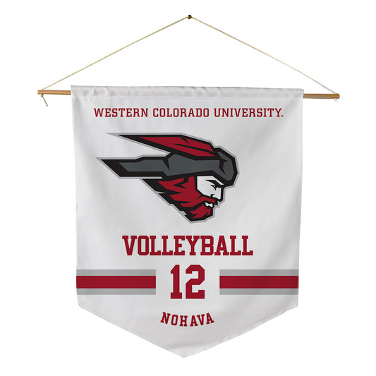 Western - NCAA Women's Volleyball : Breanna Nohava - Pennant - 18" x 21"-0