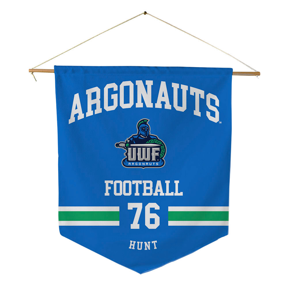 UWF - NCAA Football : Ryan Hunt - Pennant - 18" x 21"-0