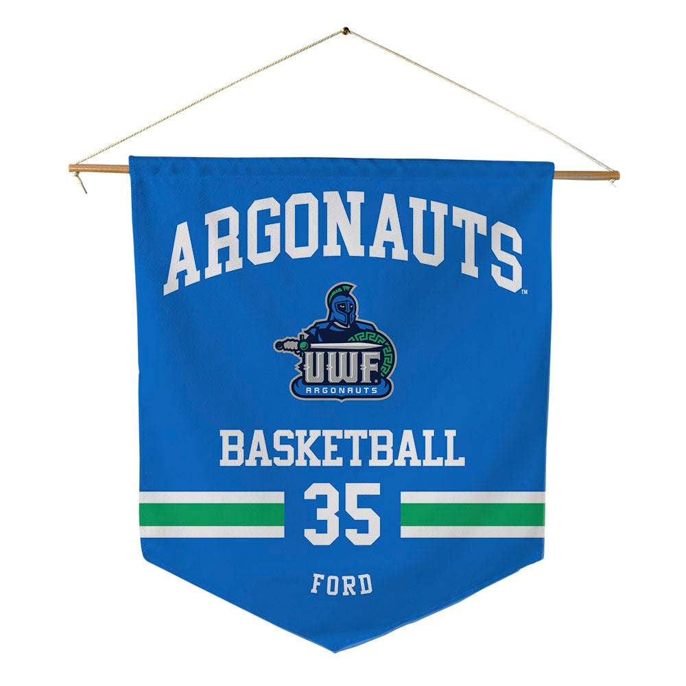 UWF - NCAA Women's Basketball : Kat Ford - Pennant - 18" x 21"-0