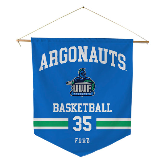 UWF - NCAA Women's Basketball : Kat Ford - Pennant - 18" x 21"-0