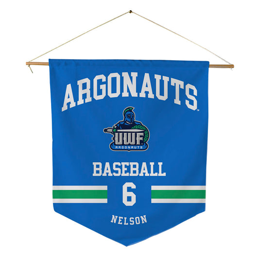 UWF - NCAA Baseball : Zach Nelson - Pennant - 18" x 21"-0