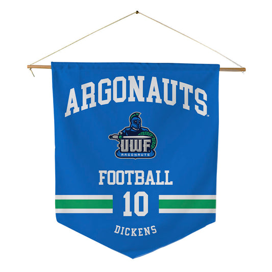 UWF - NCAA Football : Jamari Dickens - Pennant - 18" x 21"-0