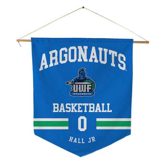 UWF - NCAA Men's Basketball : Tim Hall jr - Pennant - 18" x 21"-0