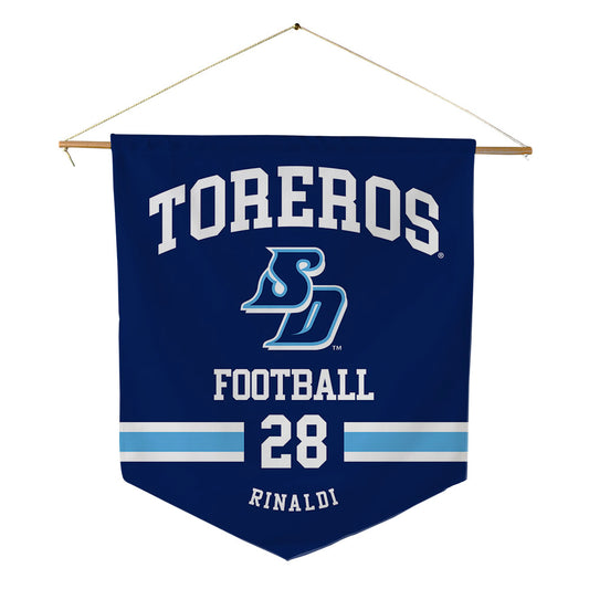 San Diego - NCAA Football : Reiss Rinaldi - Pennant - 18" x 21"-0