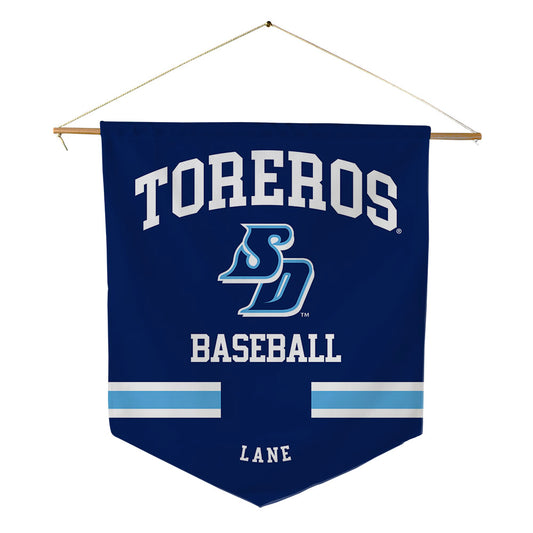 San Diego - NCAA Baseball : Isaiah Lane - Pennant - 18" x 21"-0