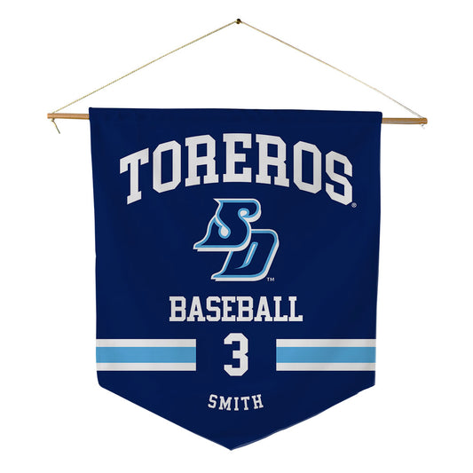 San Diego - NCAA Baseball : Austin Smith - Pennant - 18" x 21"-0