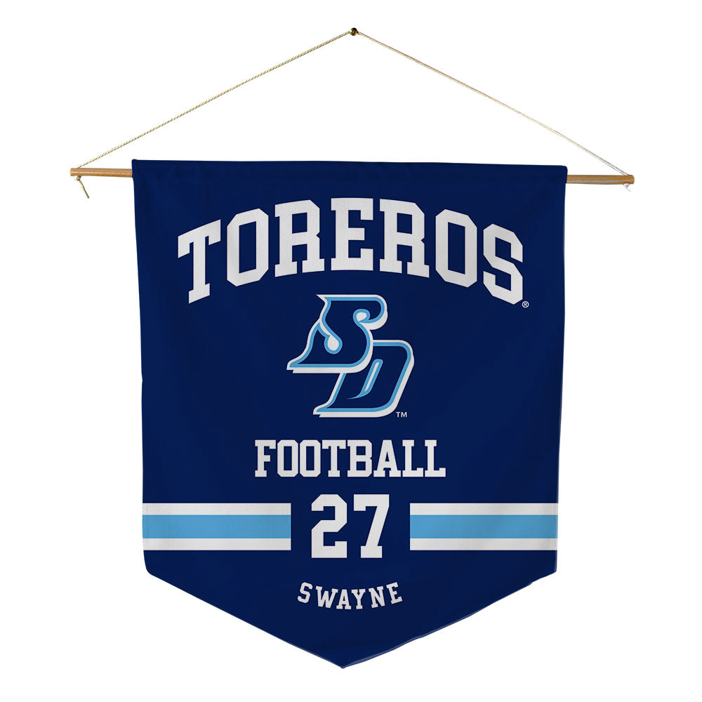 San Diego - NCAA Football : Ezekiel Swayne - Pennant - 18" x 21"-0