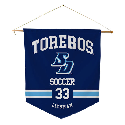 San Diego - NCAA Women's Soccer : Makenna Liebman - Pennant - 18" x 21"-0