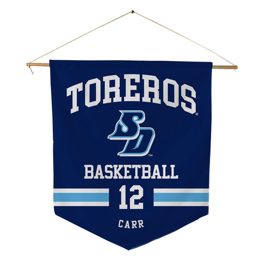 San Diego - NCAA Women's Basketball : Erica Carr - Pennant - 18" x 21"-0