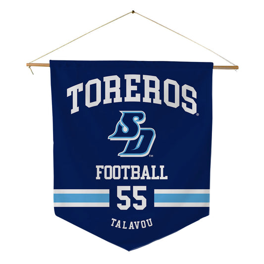 San Diego - NCAA Football : Maicah Talavou - Pennant - 18" x 21"-0